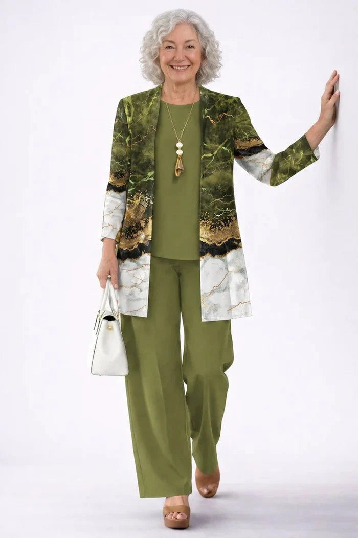 Alexa | Set clasic elegant din trei piese