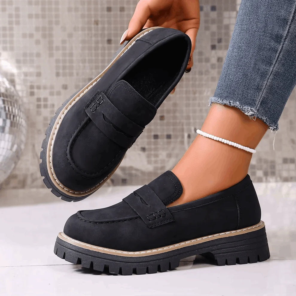Elsa | Mocasini eleganți cu platformă