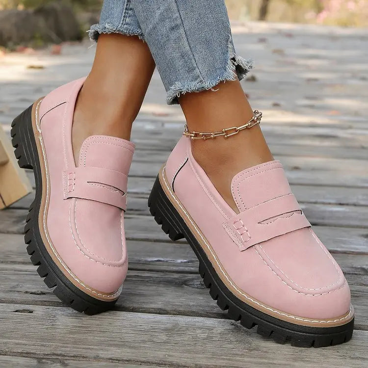 Elsa | Mocasini eleganți cu platformă