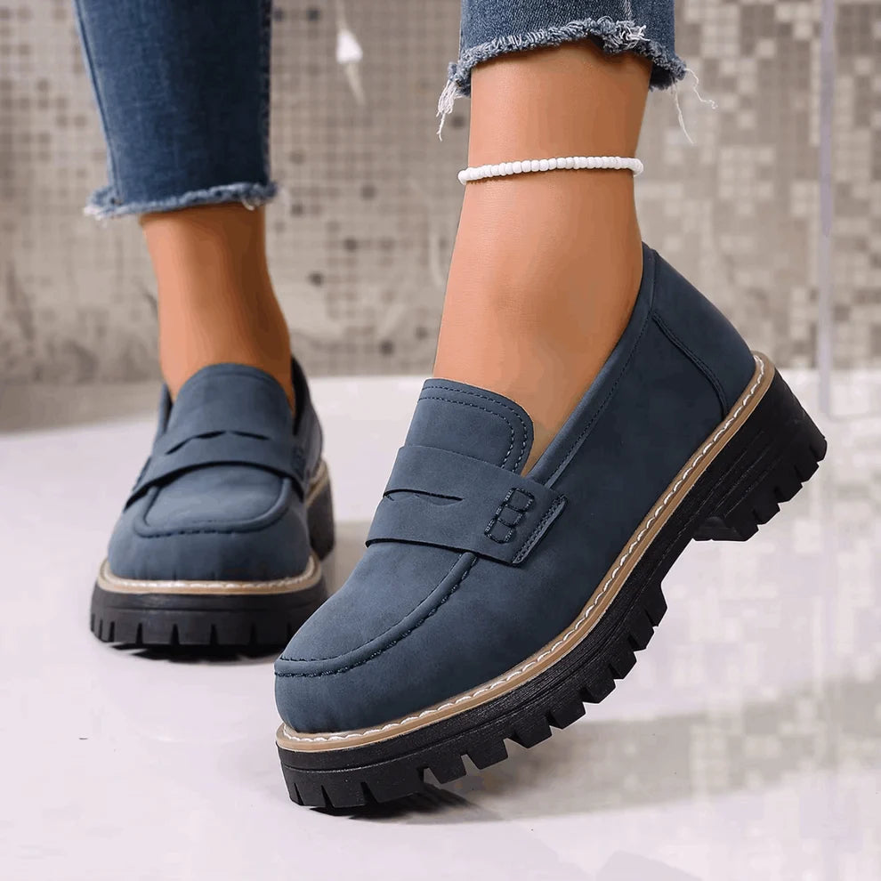 Elsa | Mocasini eleganți cu platformă