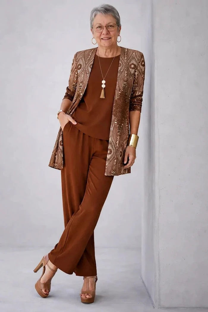 Alexa | Set clasic elegant din trei piese