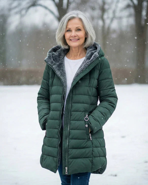 Clair | Geacă puffer cu căptușeală din fleece