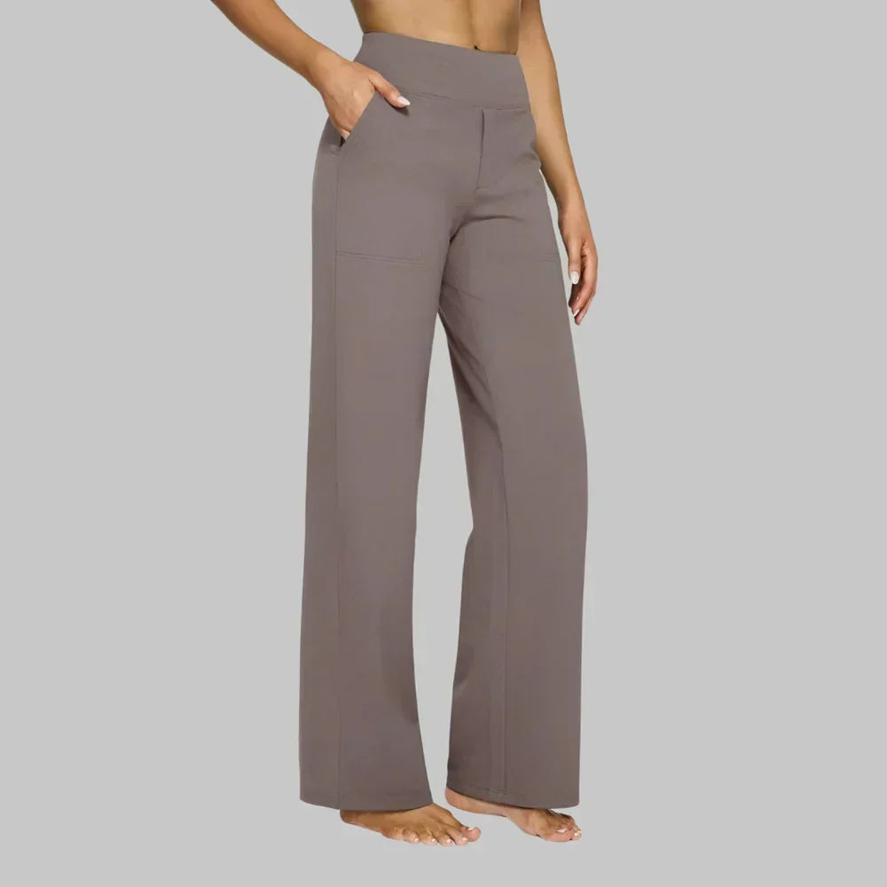 Calista | Pantaloni Drepți din Jersey pentru Femei