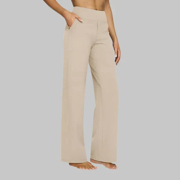 Calista | Pantaloni Drepți din Jersey pentru Femei