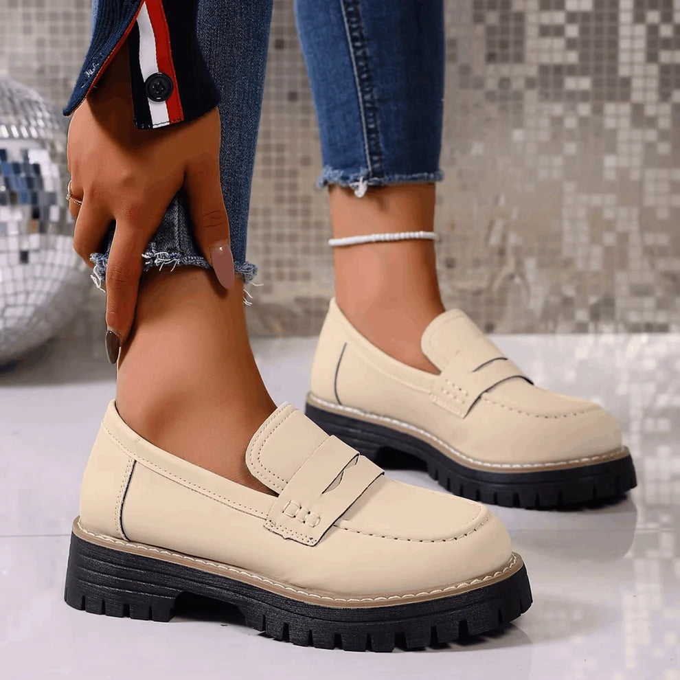 Elsa | Mocasini eleganți cu platformă