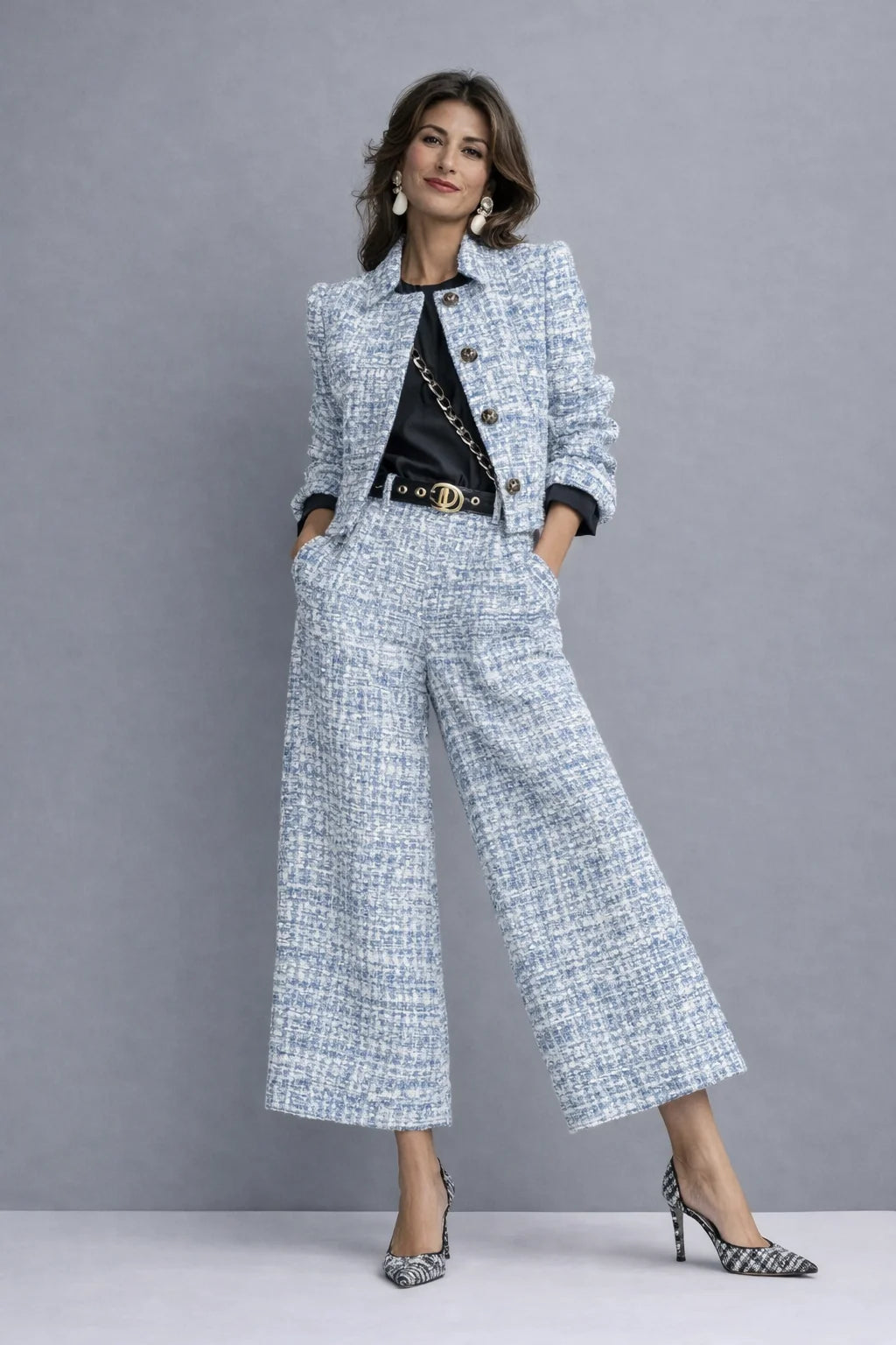 Milena | Set elegant din tweed pentru femei